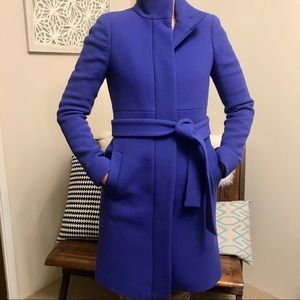 J Crew Double Cloth Funnel Coat